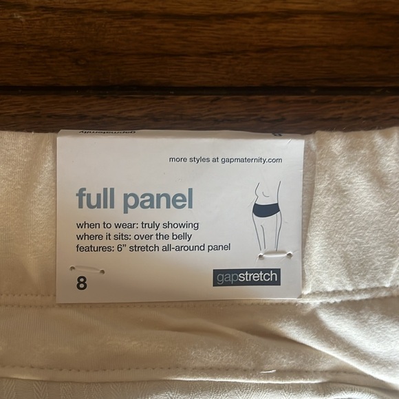 Gap Maternity Stretch Straight Crop Pants Size 8 New With Tag - Picture 12 of 12
